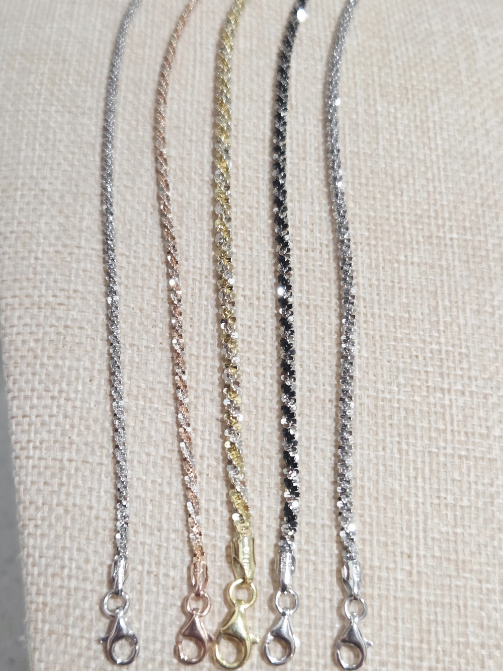 Multi-Color Bracelet - Silver, Rose Gold, Gold, Black X5 - Picture 2 of 4
